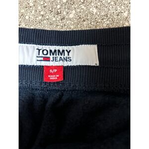 Tommy Jeans Men's Shorts Size Small Drawstring Blue Knit Shorts
